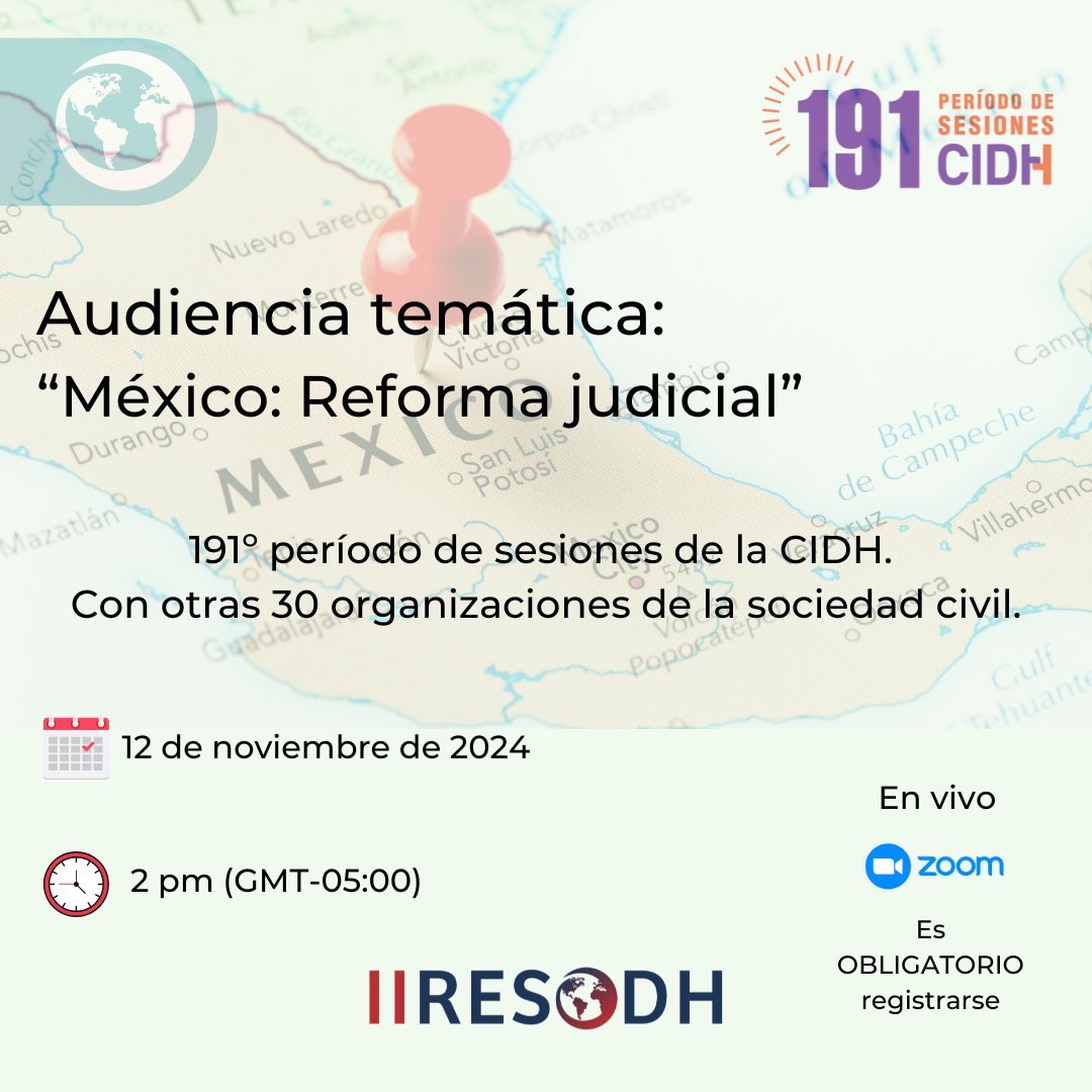 Audiencia Temática – México: Reforma Judicial